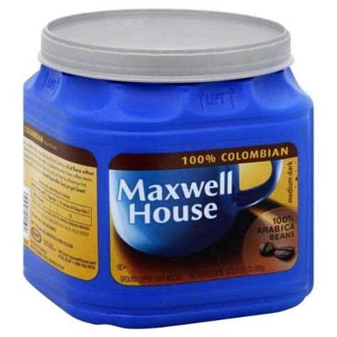 maxwell house 100% colombian ground coffee